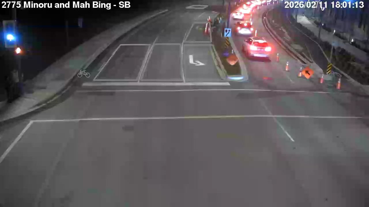 Live Camera Image: Minoru Boulevard at Mah Bing Street Southbound