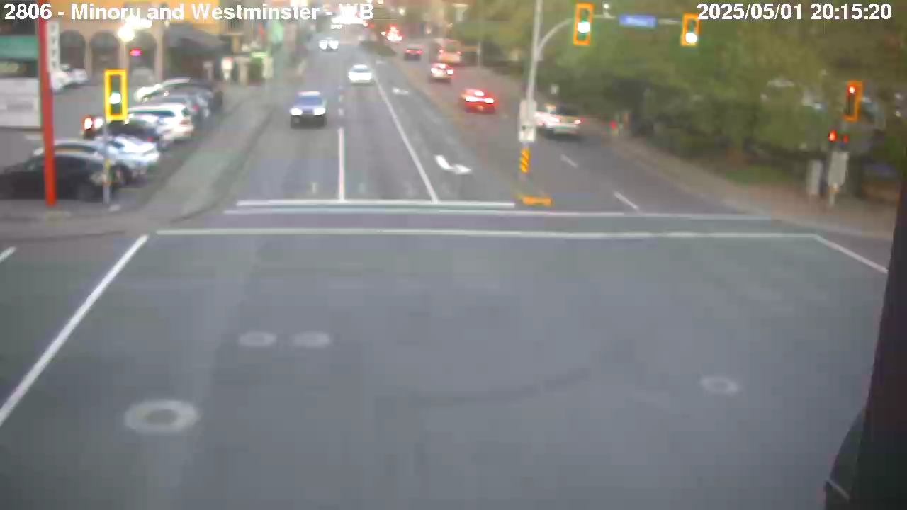 Live Camera Image: Minoru Boulevard at Westminster Highway Westbound