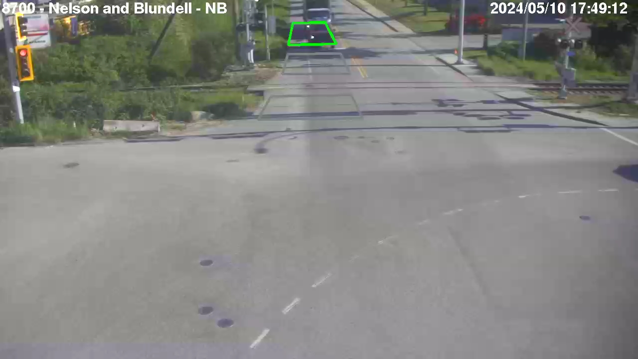 Live Camera Image: Nelson Road at Blundell Road Northbound