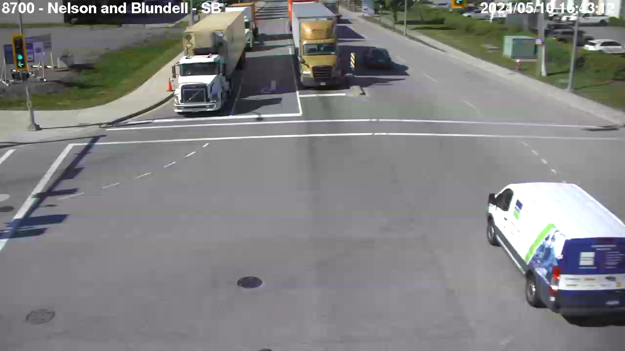 Live Camera Image: Nelson Road at Blundell Road Southbound