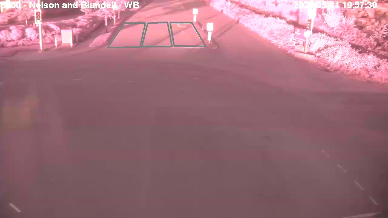 Live Camera Image: Nelson Road at Blundell Road Westbound