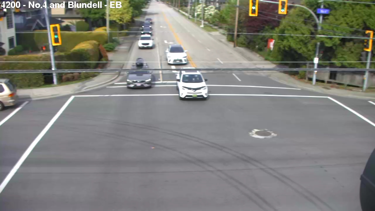 Live Camera Image: No. 4 Road at Blundell Road Eastbound