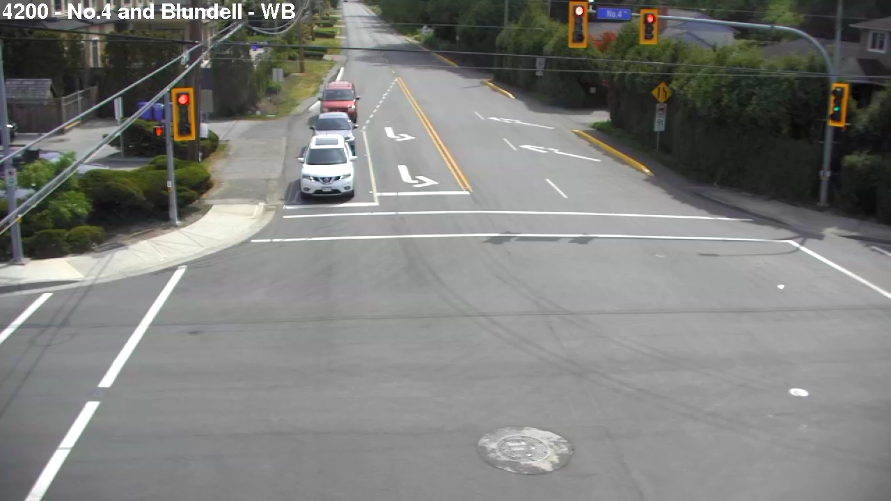 Live Camera Image: No. 4 Road at Blundell Road Westbound