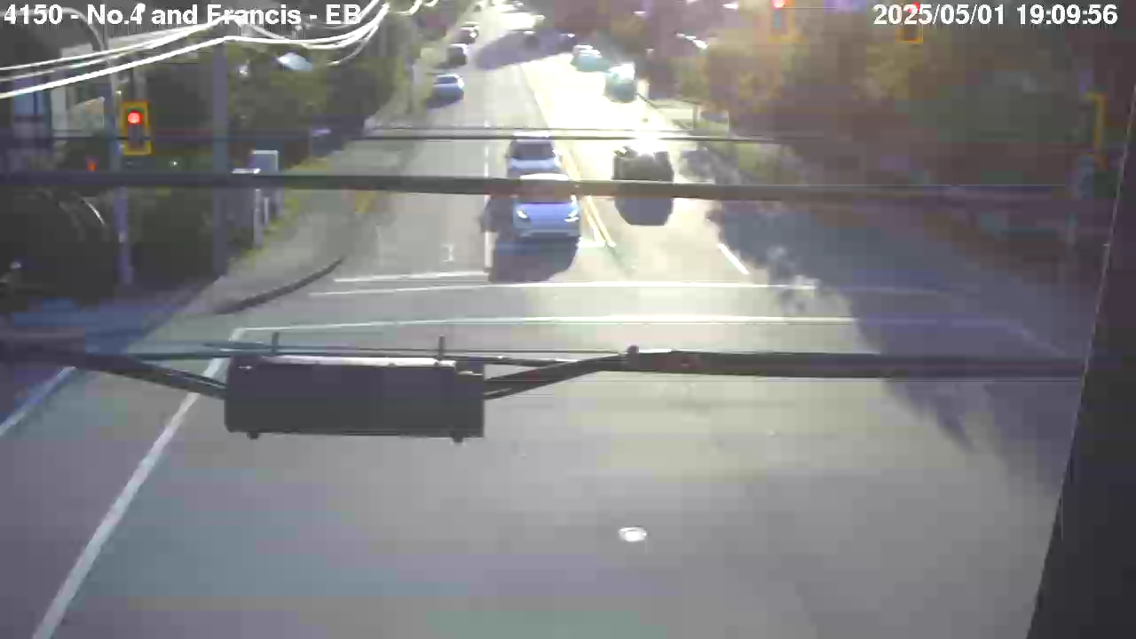 Live Camera Image: No. 4 Road at Francis Road Eastbound