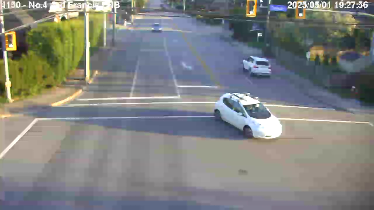 Live Camera Image: No. 4 Road at Francis Road Northbound
