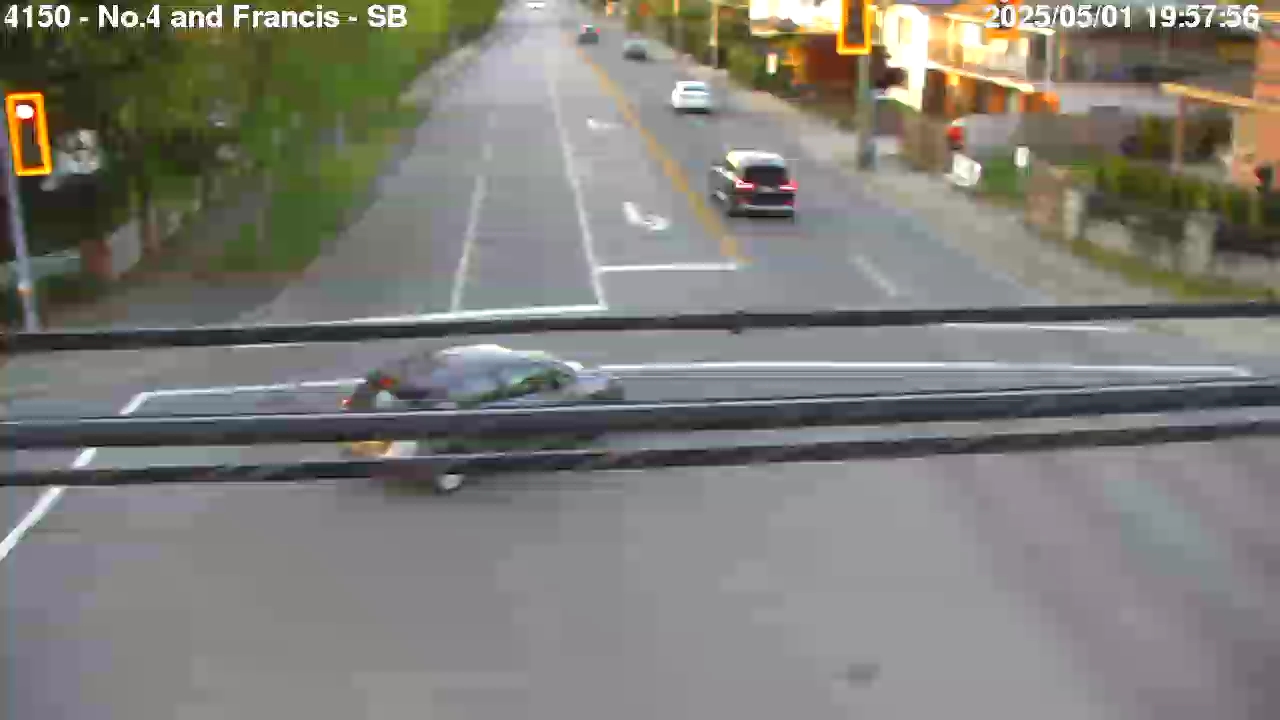 Live Camera Image: No. 4 Road at Francis Road Southbound