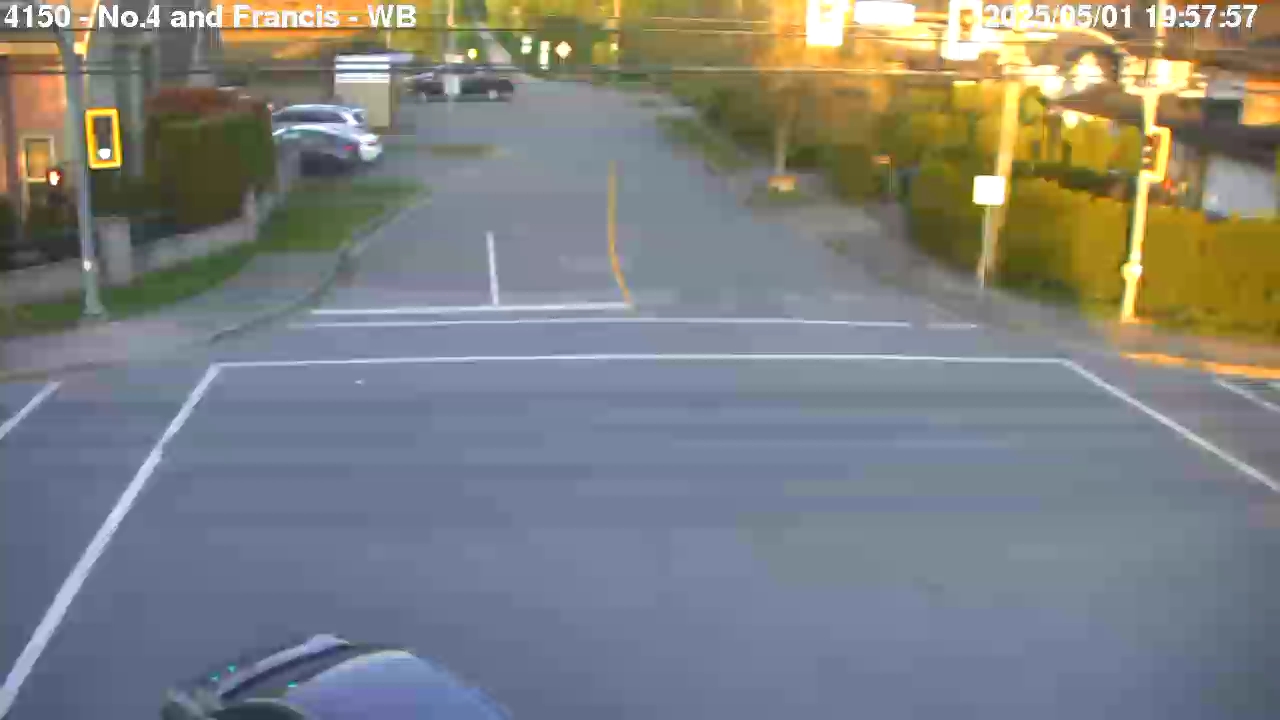 Live Camera Image: No. 4 Road at Francis Road Westbound