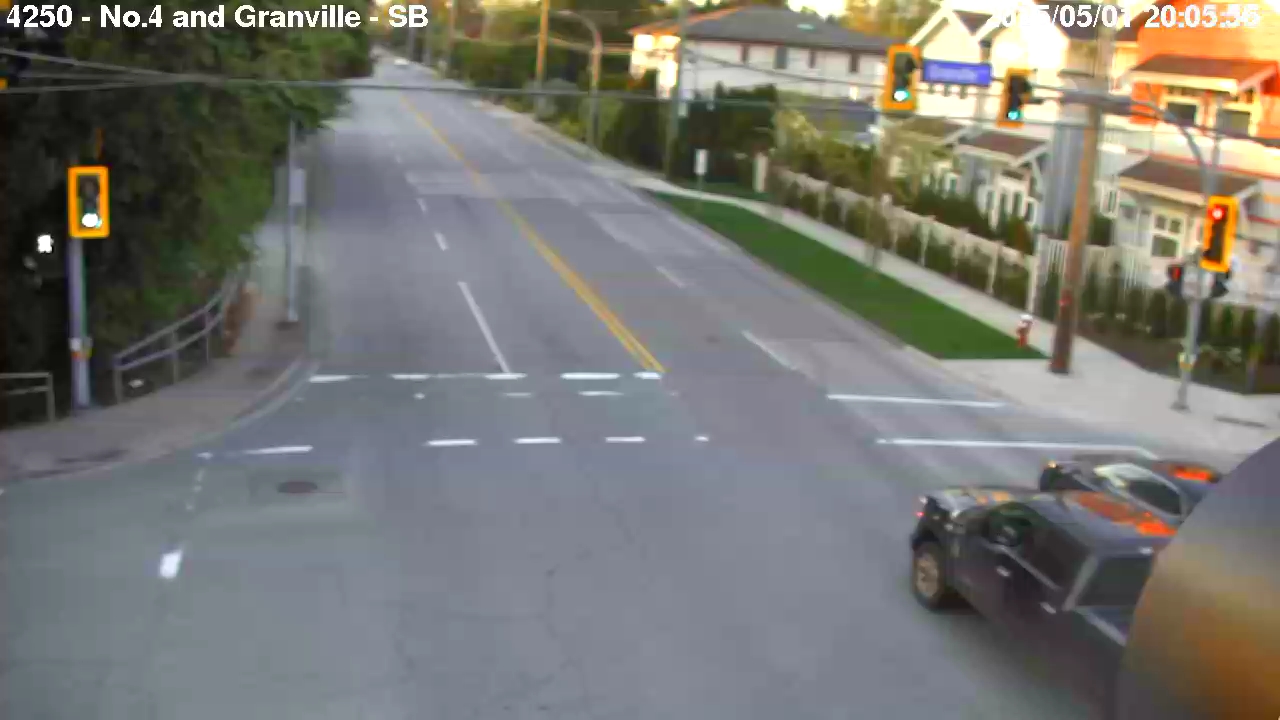 Live Camera Image: No. 4 Road at Granville Avenue Southbound
