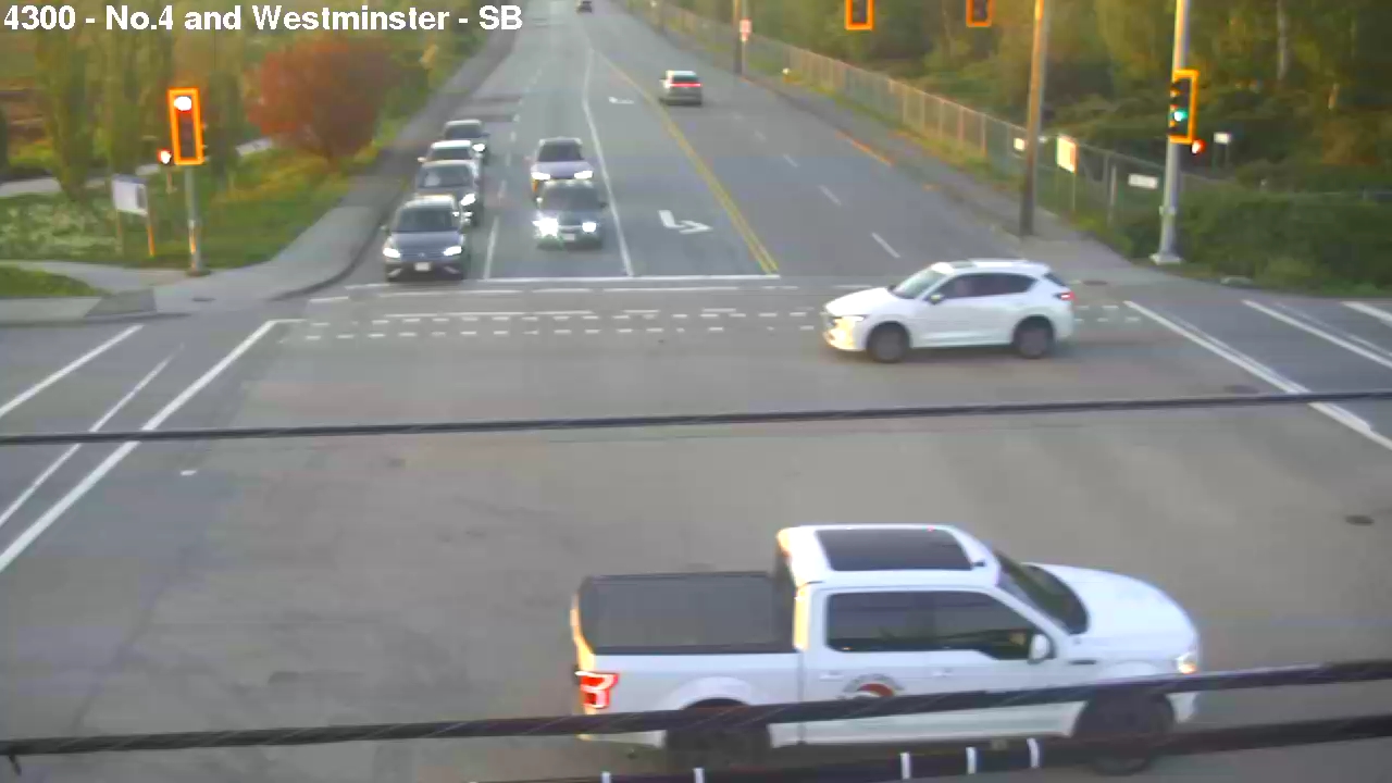 Live Camera Image: No. 4 Road at Westminster Highway Southbound