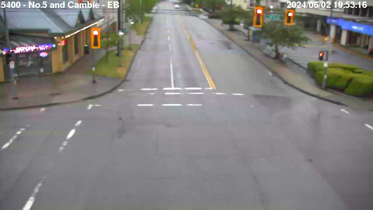 Live Camera Image: No. 5 Road at Cambie Road Eastbound