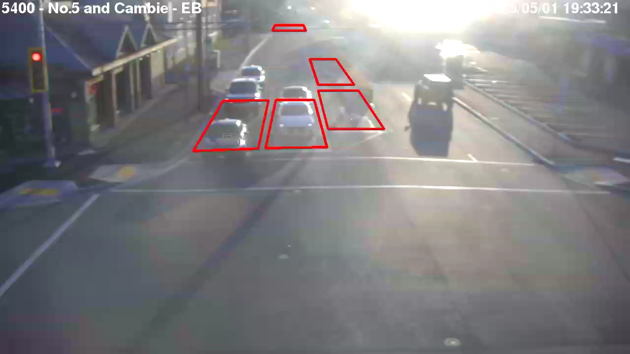 Live Camera Image: No. 5 Road at Cambie Road Eastbound