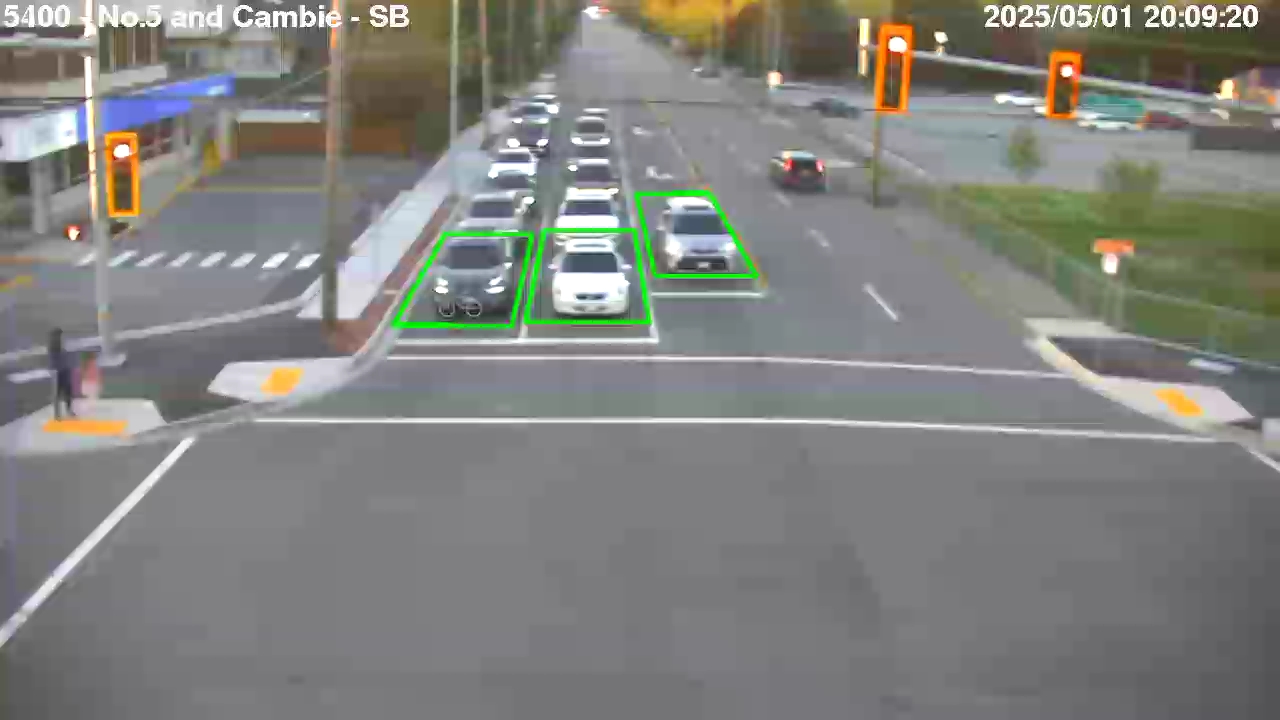 Live Camera Image: No. 5 Road at Cambie Road Southbound