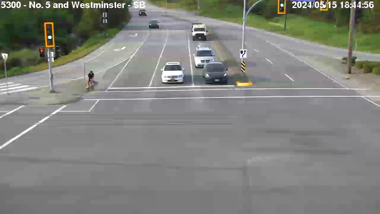 Live Camera Image: No. 5 Road at Westminster Highway Southbound
