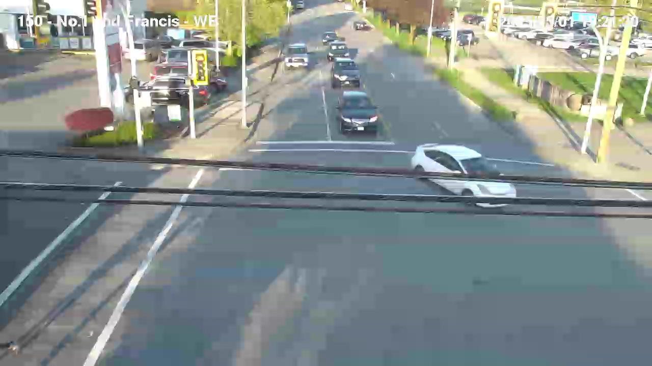 Live Camera Image: No. 1 Road at Francis Road Westbound