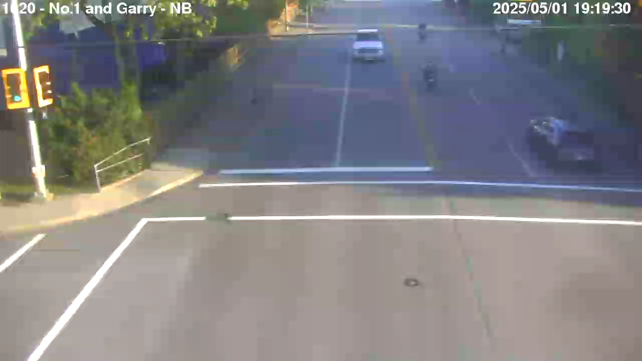 Live Camera Image: No. 1 Road at Garry Street Northbound