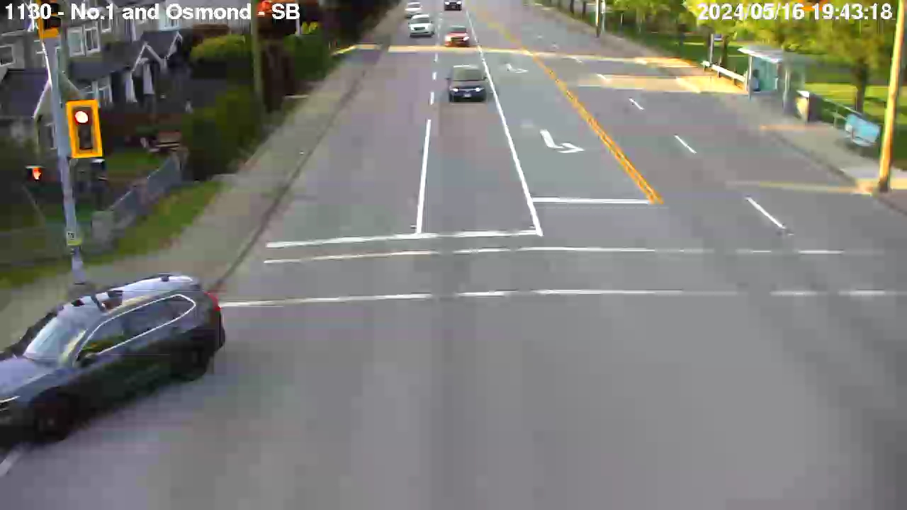 Live Camera Image: No. 1 Road at Osmond Avenue Southbound