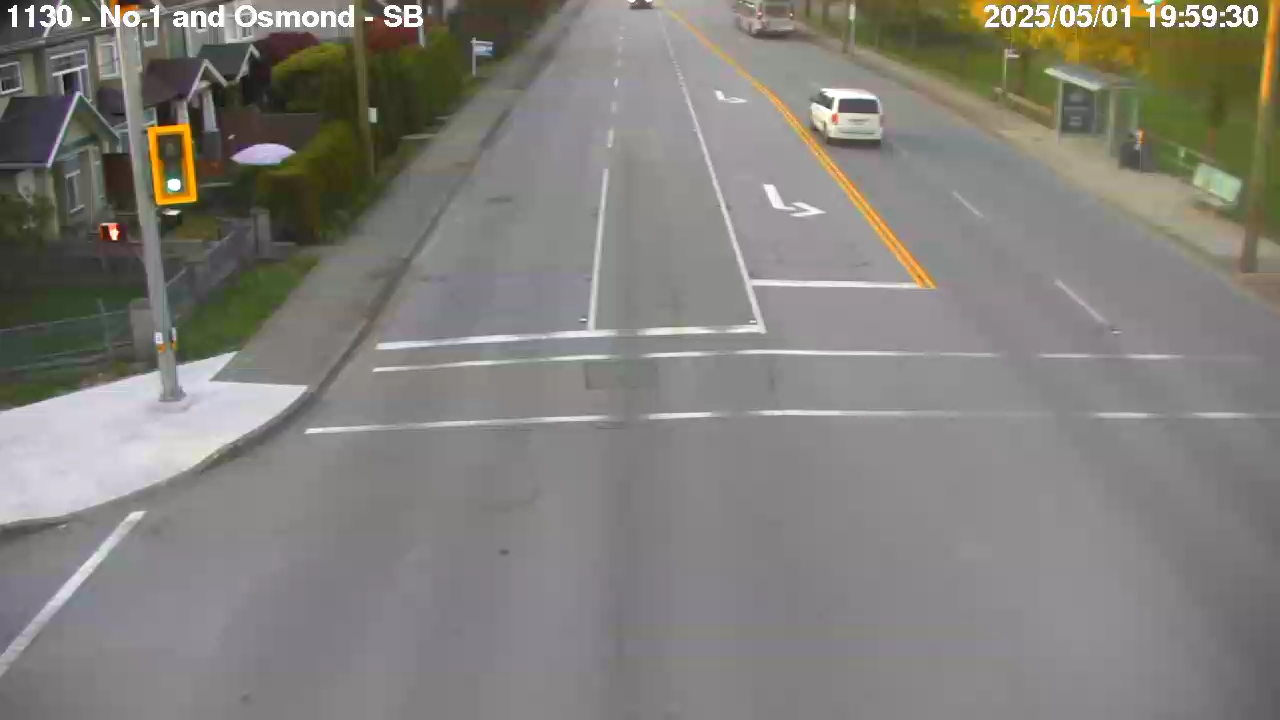 Live Camera Image: No. 1 Road at Osmond Avenue Southbound