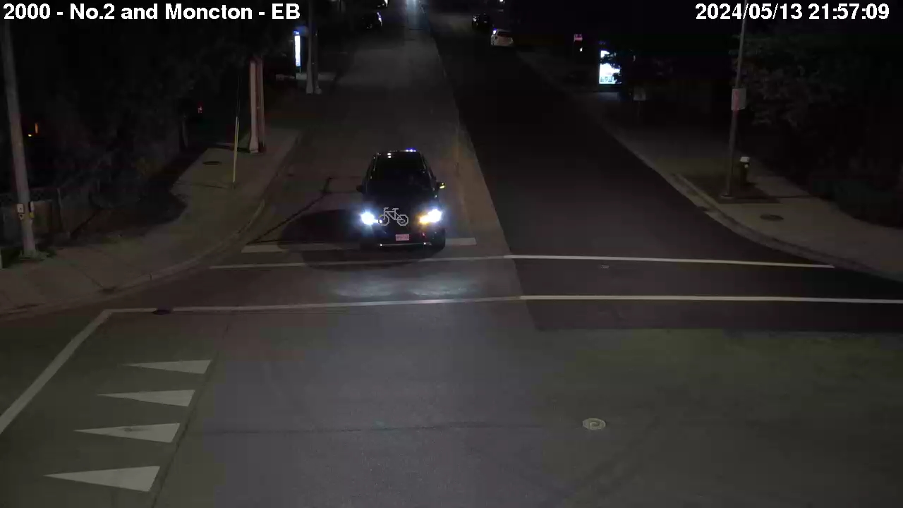 Live Camera Image: No. 2 Road at Moncton Street Eastbound