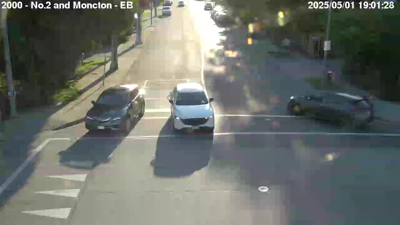 Live Camera Image: No. 2 Road at Moncton Street Eastbound