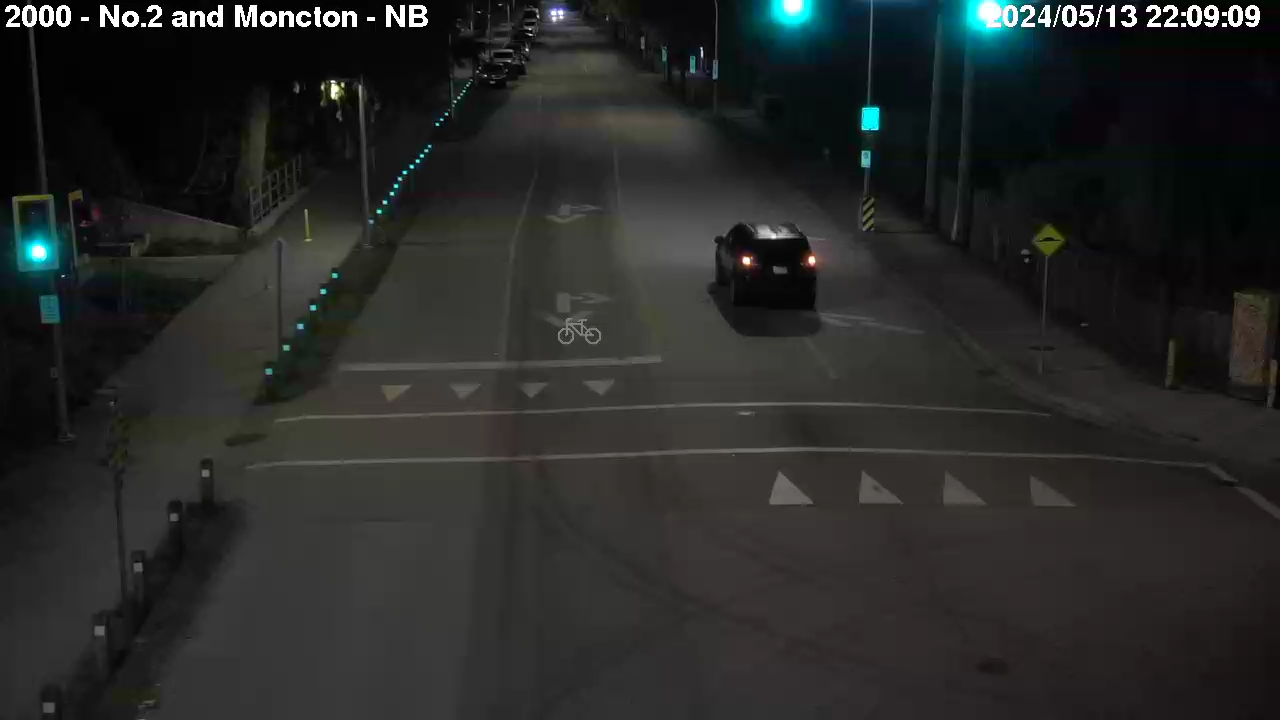 Live Camera Image: No. 2 Road at Moncton Street Northbound