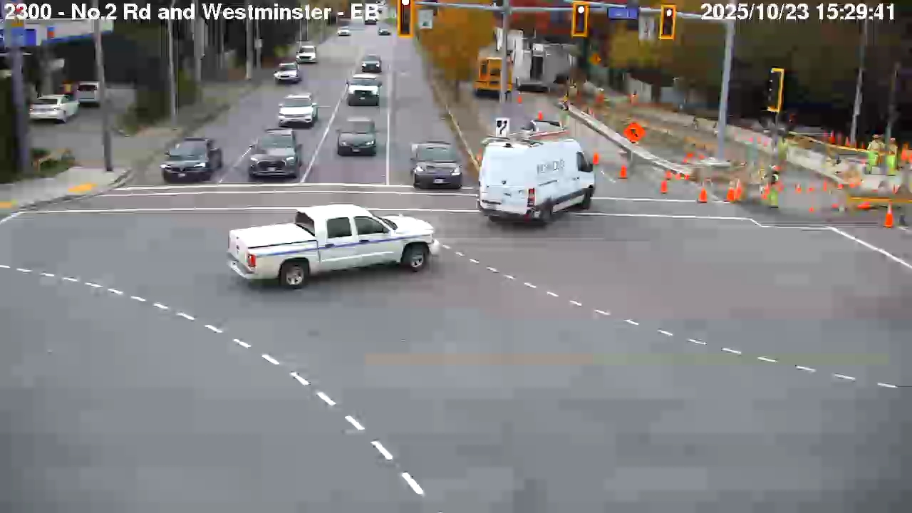 Live Camera Image: No. 2 Road at Westminster Highway Eastbound