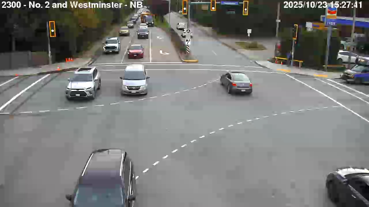 Live Camera Image: No. 2 Road at Westminster Highway Northbound