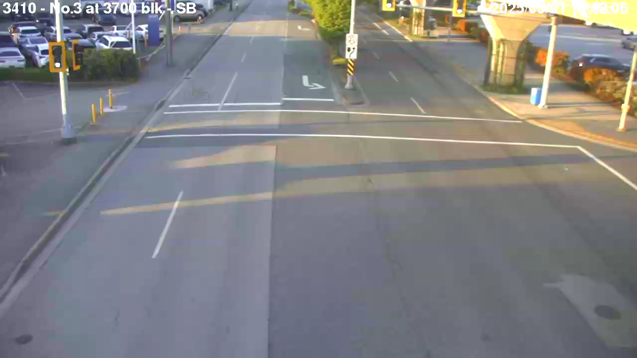 Live Camera Image: No. 3 Road at 3700 block Southbound