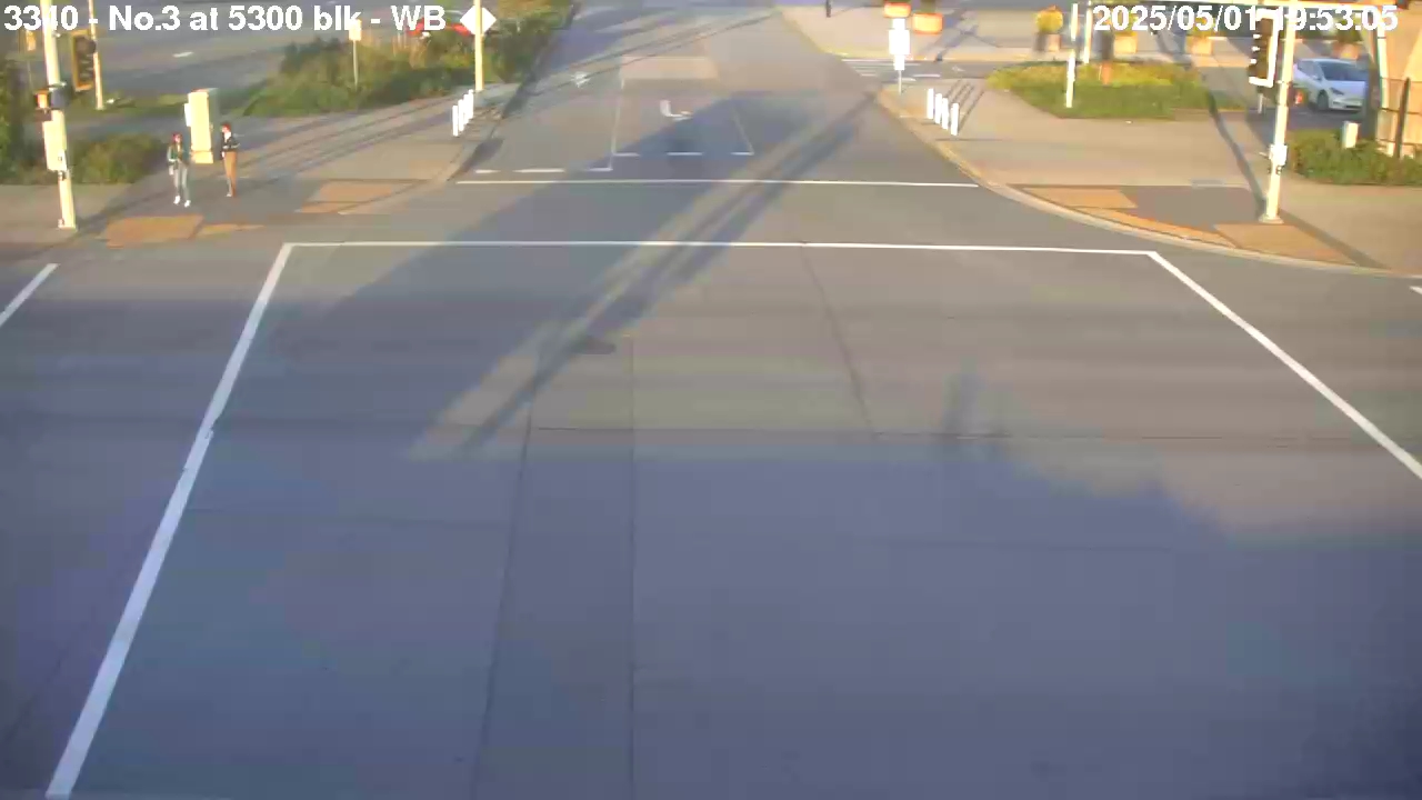 Live Camera Image: No. 3 Road at 5300 block Westbound