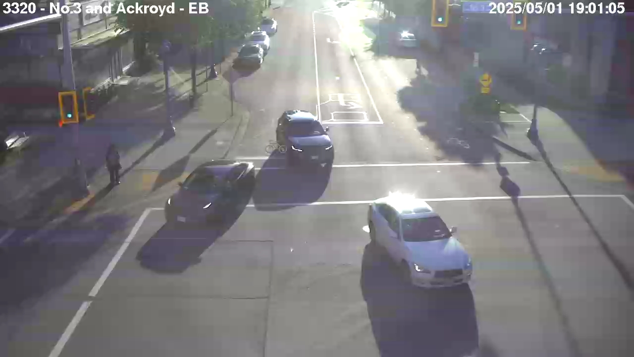 Live Camera Image: No. 3 Road at Ackroyd Road