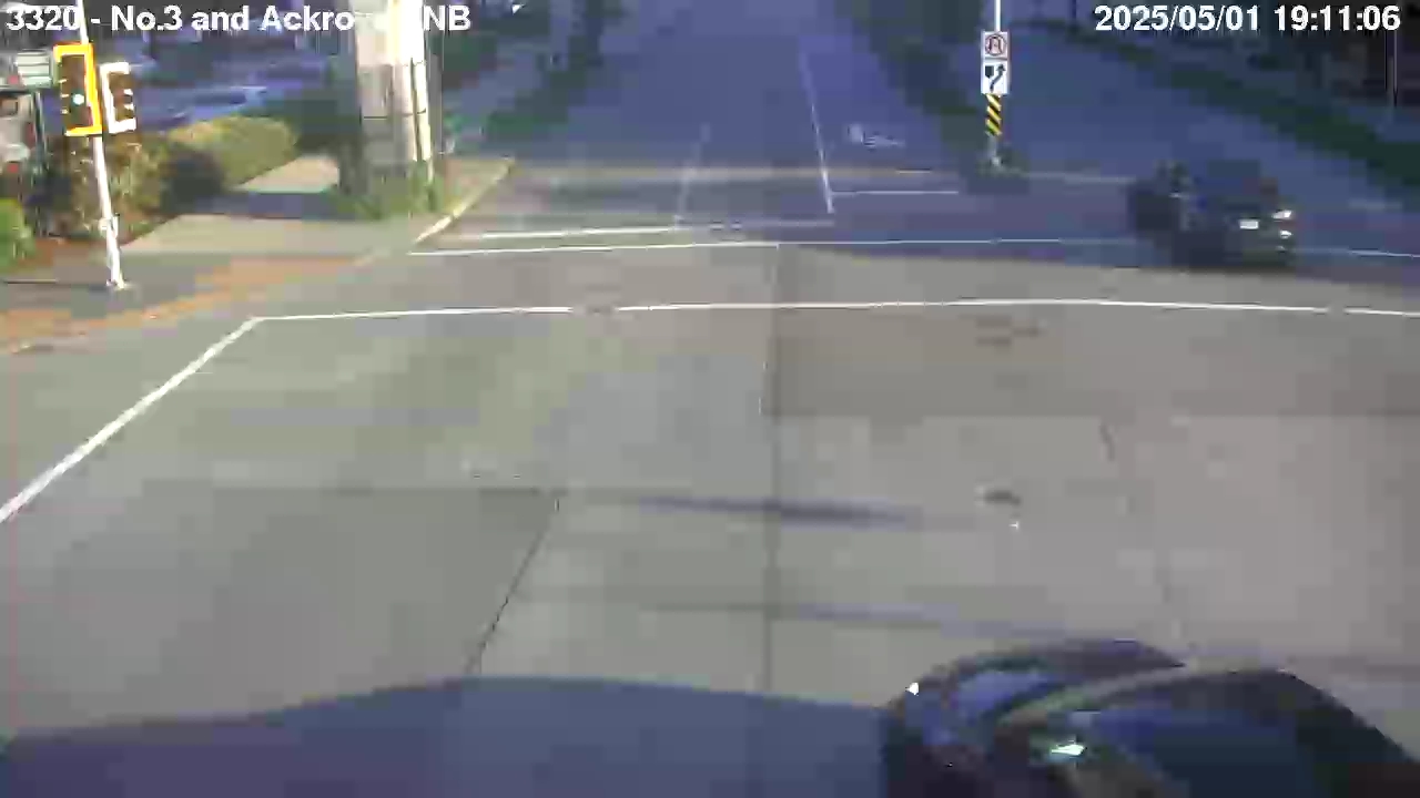 Live Camera Image: No. 3 Road at Ackroyd Road