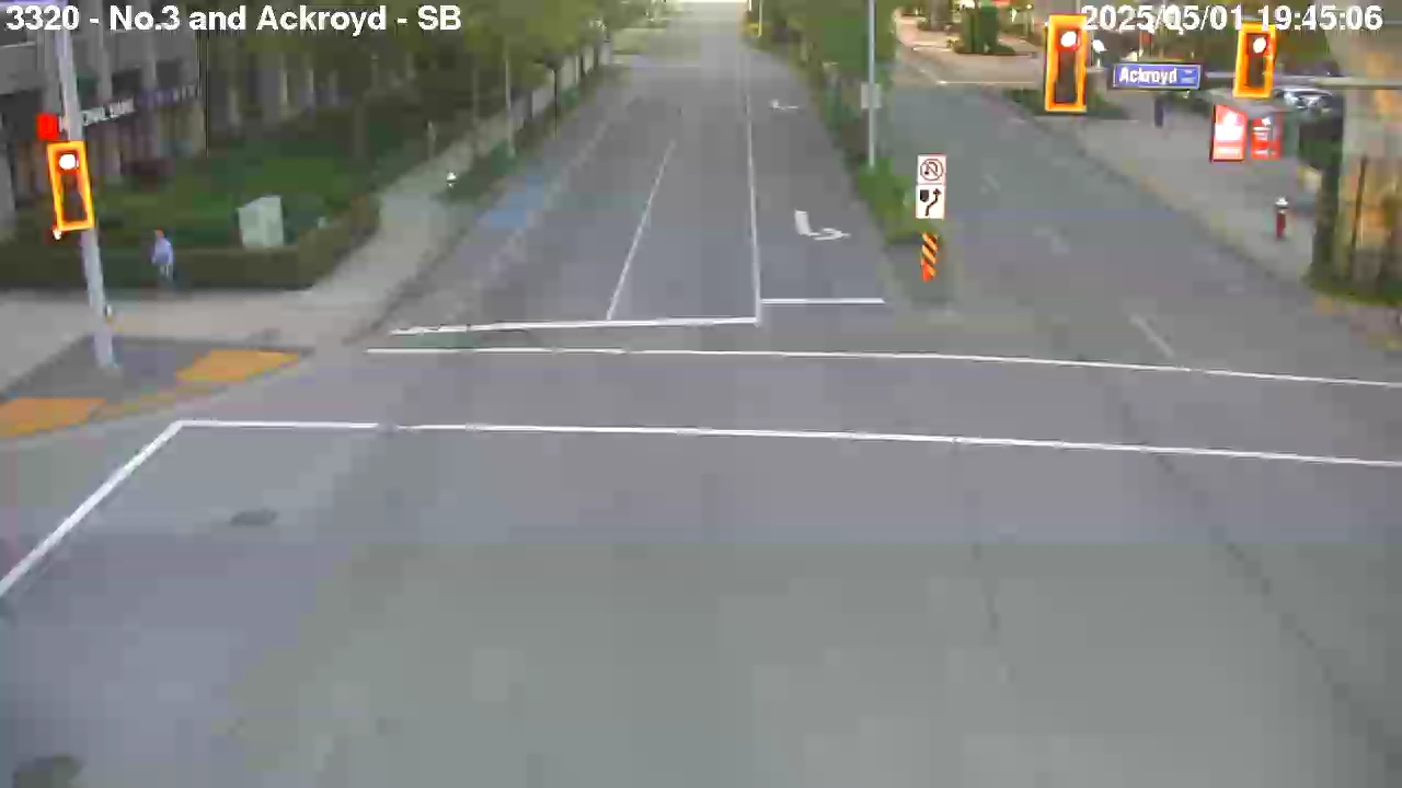 Live Camera Image: No. 3 Road at Ackroyd Road