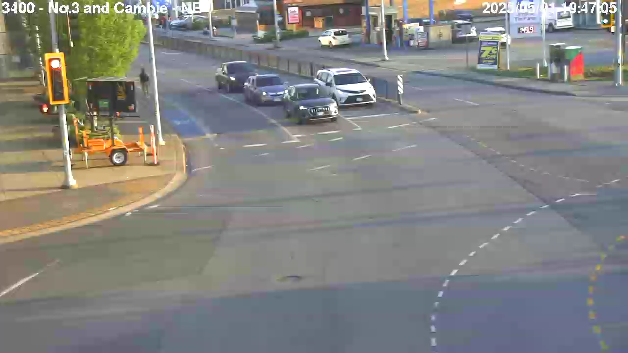 Live Camera Image: No. 3 Road at Cambie Road