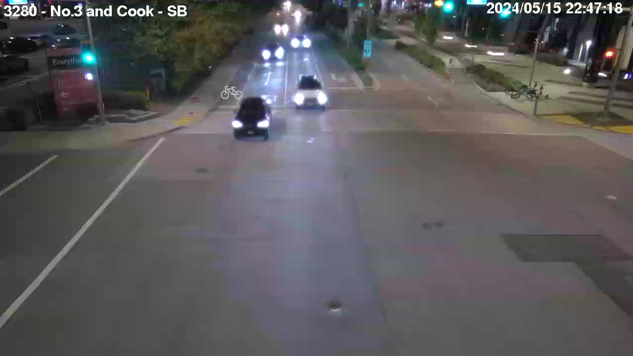 Live Camera Image: No. 3 Road at Cook Road Southbound