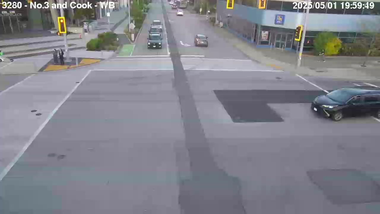 Live Camera Image: No. 3 Road at Cook Road Westbound