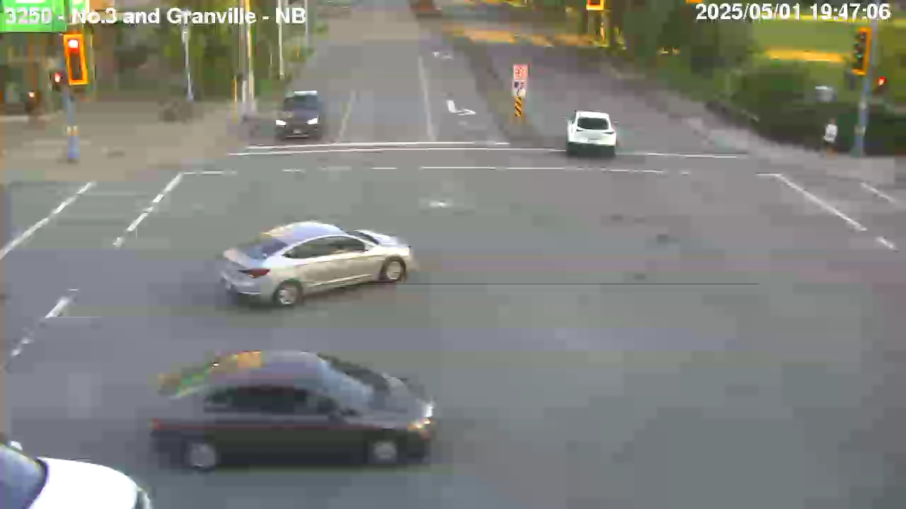 Live Camera Image: No. 3 Road at Granville Avenue Northbound