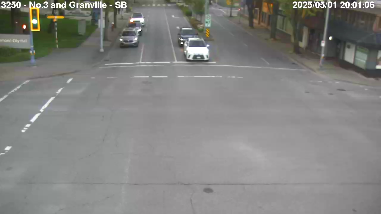 Live Camera Image: No. 3 Road at Granville Avenue Southbound