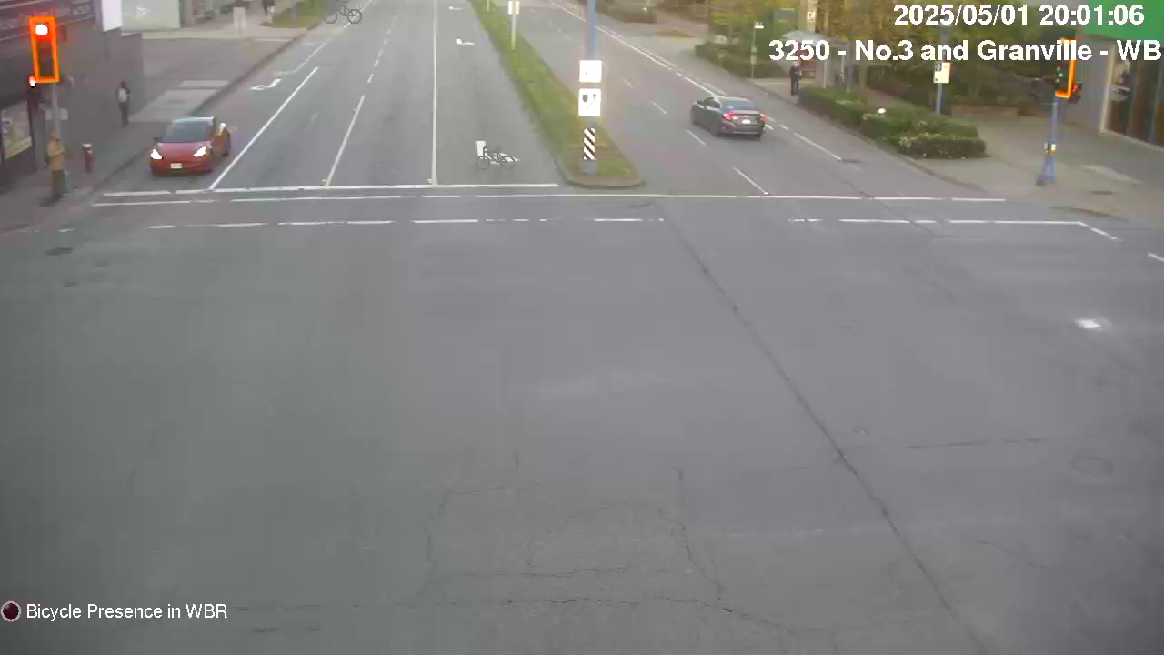 Live Camera Image: No. 3 Road at Granville Avenue Westbound