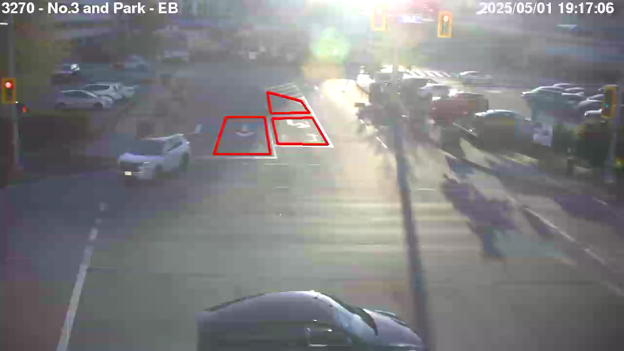 Live Camera Image: No. 3 Road at Park Road Eastbound