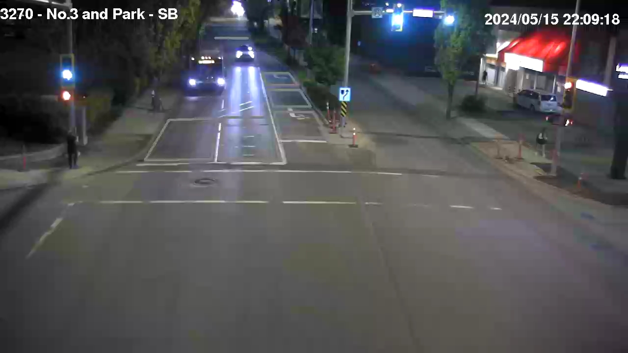 Live Camera Image: No. 3 Road at Park Road Southbound
