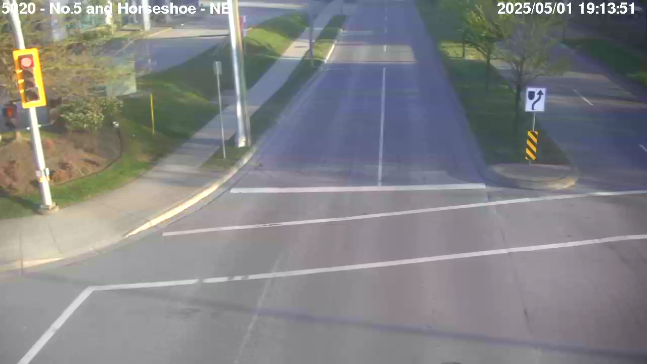 Live Camera Image: No. 5 Road at Horseshoe Way Northbound