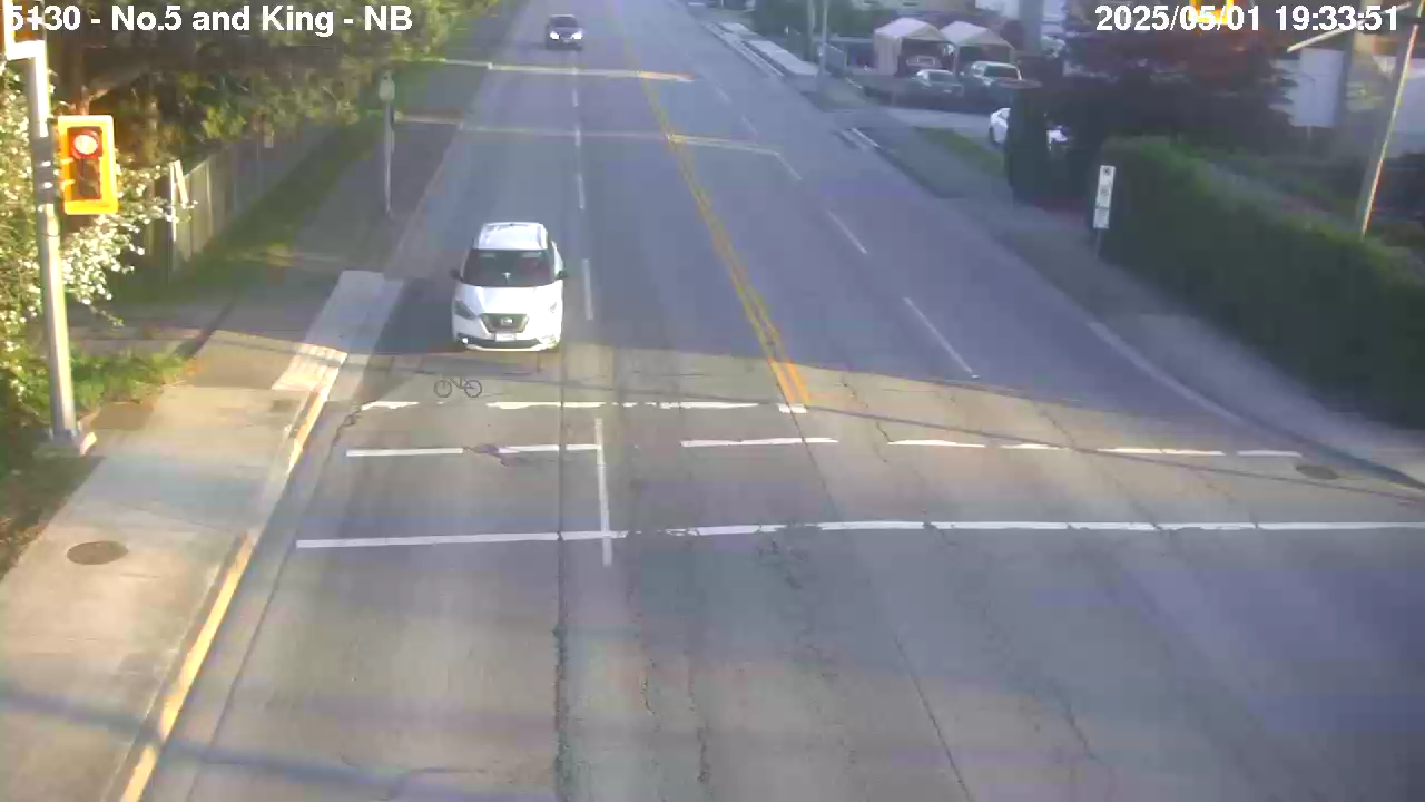 Live Camera Image: No. 5 Road at King Road Northbound