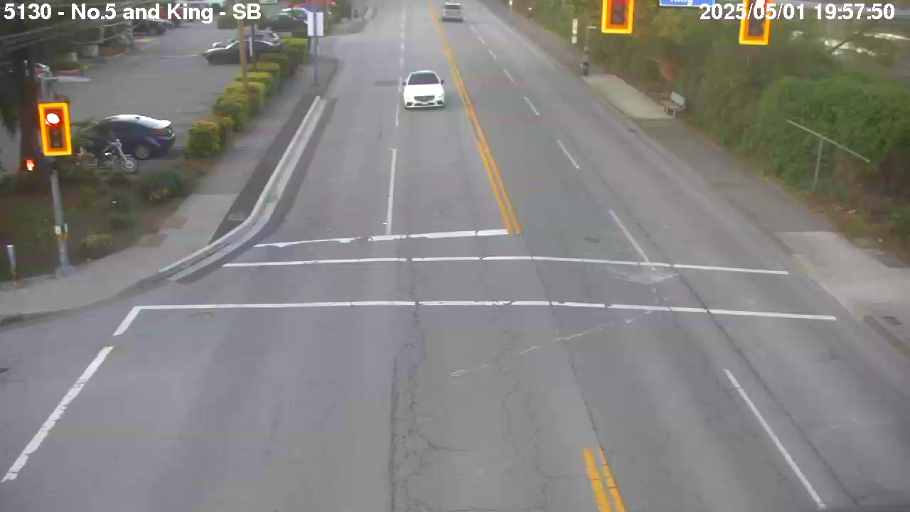 Live Camera Image: No. 5 Road at King Road Southbound