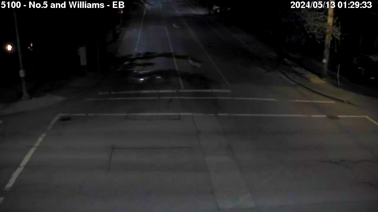 Live Camera Image: No. 5 Road at Williams Road Eastbound