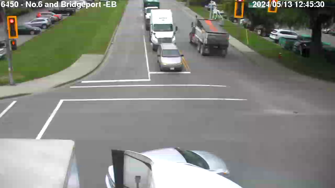 Live Camera Image: No. 6 Road at Bridgeport Road Eastbound
