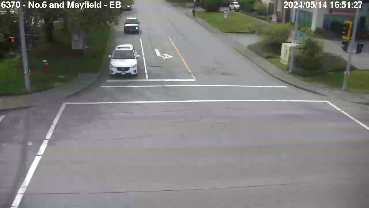 Live Camera Image: No. 6 Road at Mayfield Place Eastbound