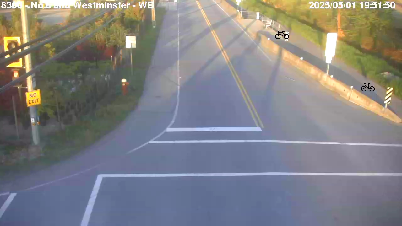 Live Camera Image: No. 8 Road at Westminster Highway Westbound