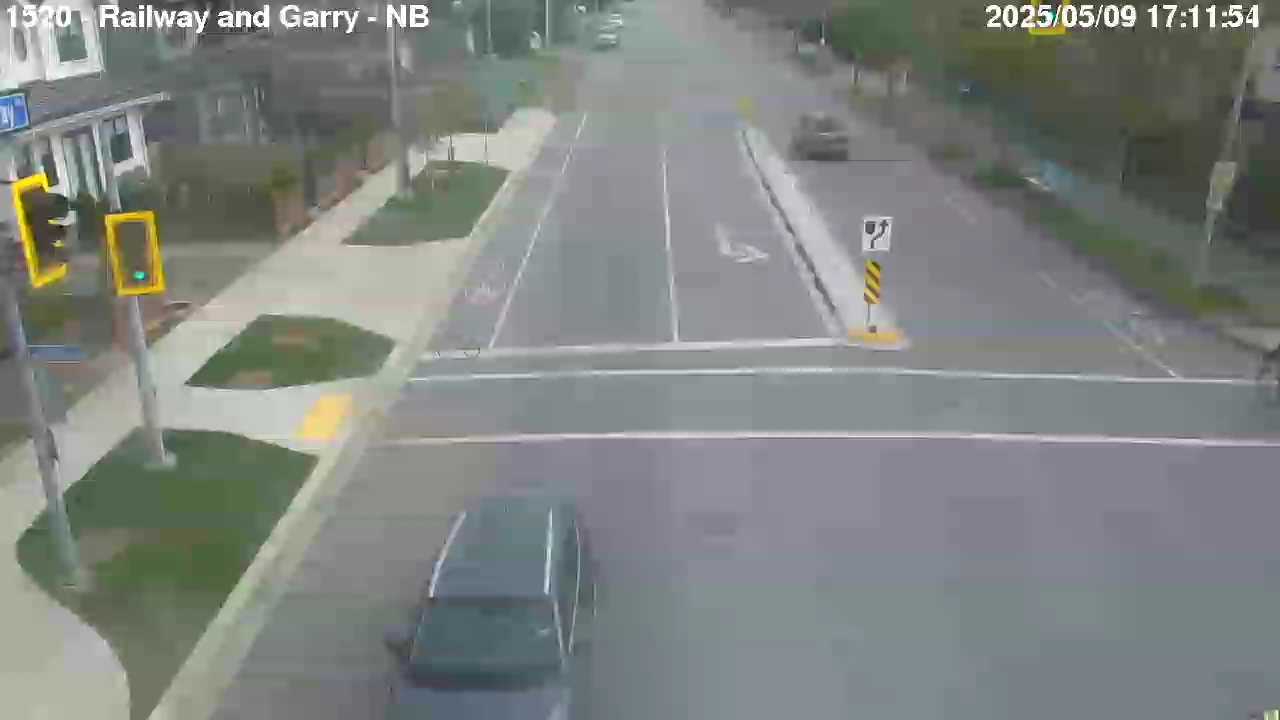 Live Camera Image: Railway Avenue at Garry Street Northbound