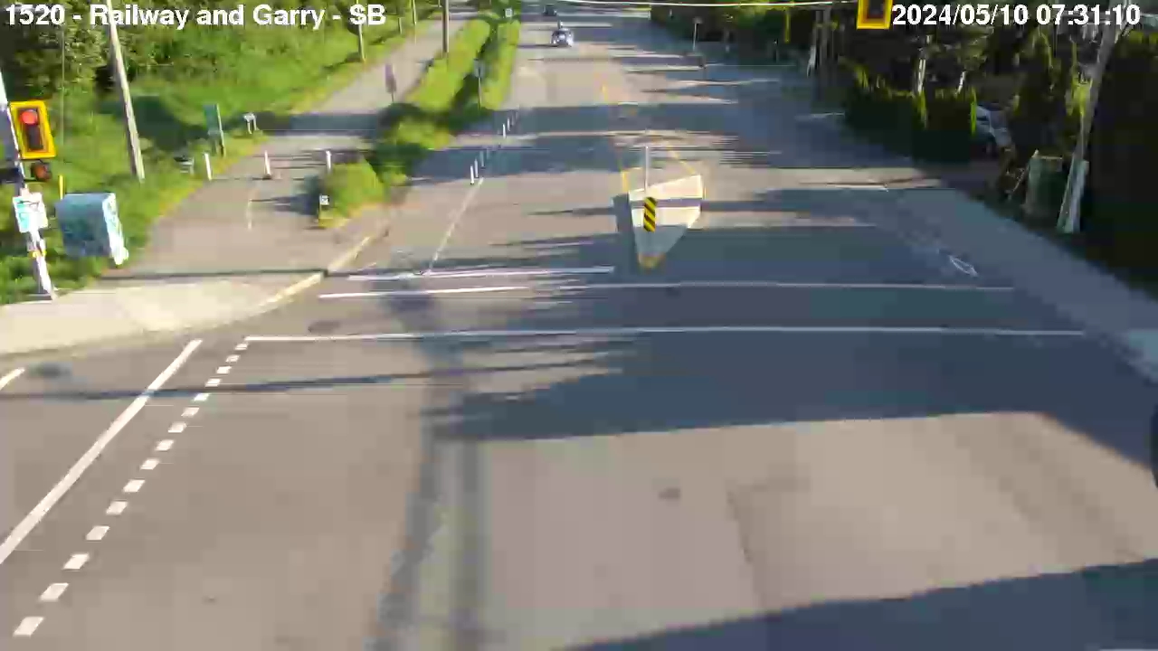 Live Camera Image: Railway Avenue at Garry Street Southbound