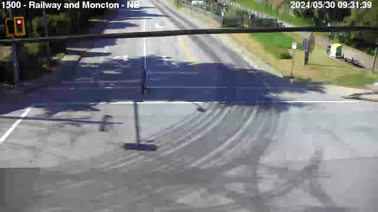 Live Camera Image: Railway Avenue at Moncton Street Northbound