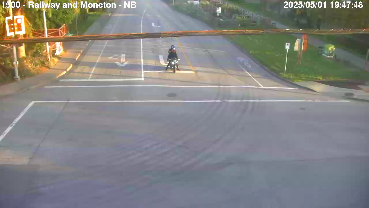 Live Camera Image: Railway Avenue at Moncton Street Northbound